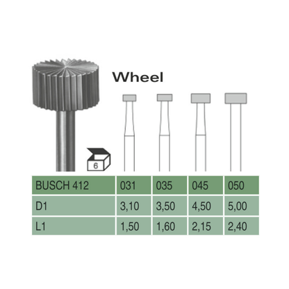 Steel Wheel Bur
