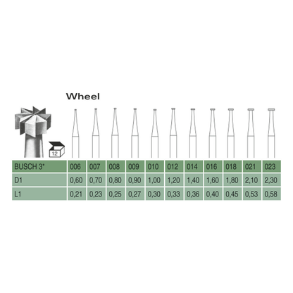 Steel Wheel Bur