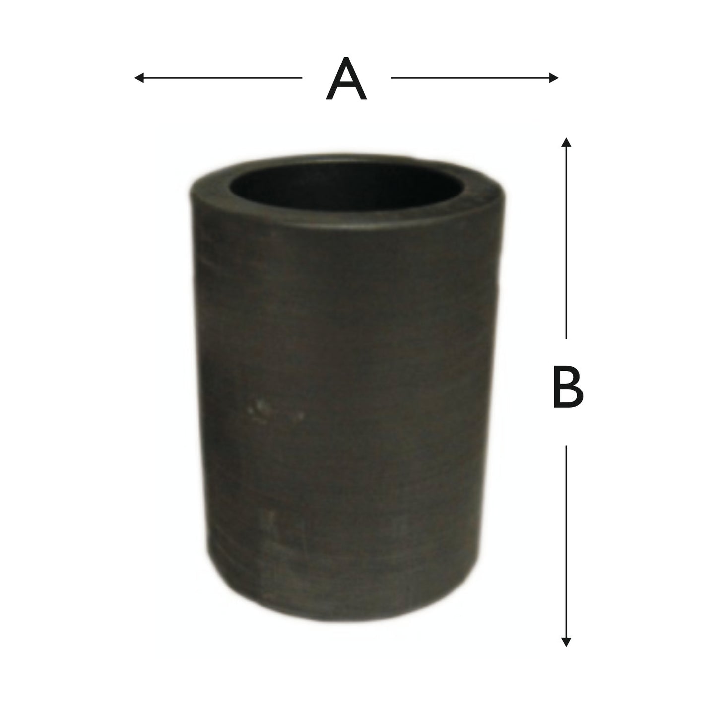 Cylindrical (Vati) Type Graphite Crucible