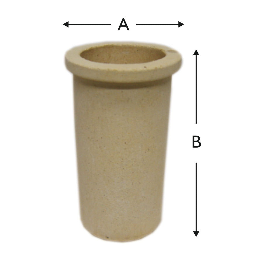 Induction Furnace Graphite Crucible with Ceramic Envelope